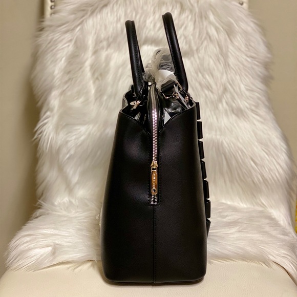 Betsey Johnson Multi Bow Large Tote Crossbody - Picture 6 of 11